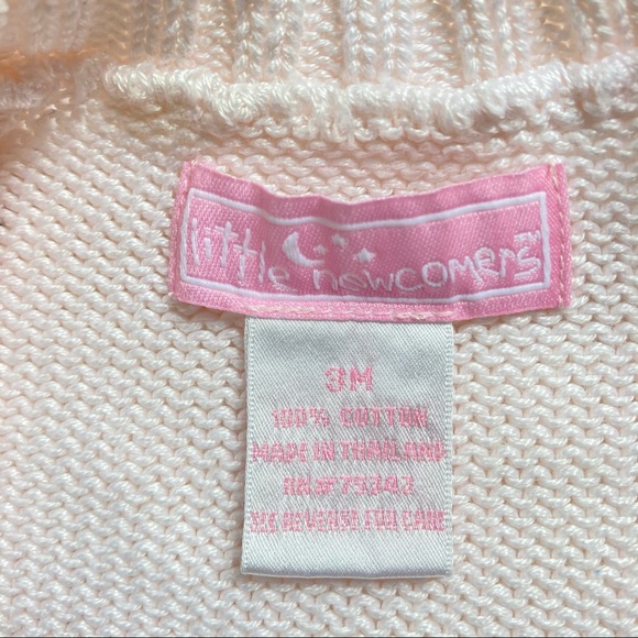 Baby - Embroidered Button Knit Cardigan Sweater - Picture 5 of 7